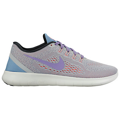 Nike Free RN Women's Running Shoes, Wolf Grey/Purple Earth Nike Free RN Women's Running Shoes, Wolf Grey/Purple Earth
